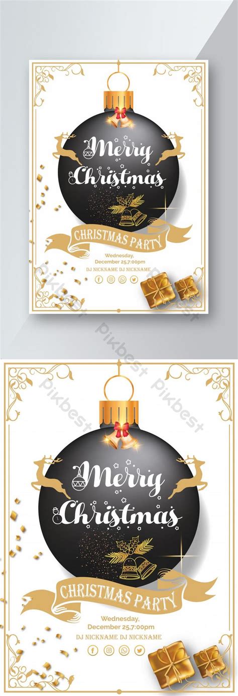 Merry Christmas Flyer Template Design | AI Free Download - Pikbest