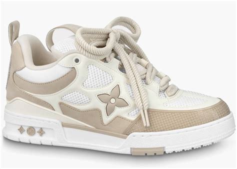 Louis Vuitton LV Skate Sneaker Beige White | Hype Clothinga