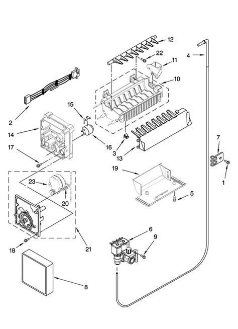 Kenmore Ice Maker Parts Diagram