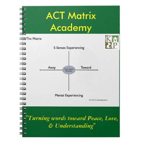 ACT Matrix Academy Notebook | Zazzle