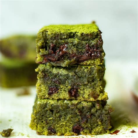 Matcha Brownies Recipe - Chenée Today