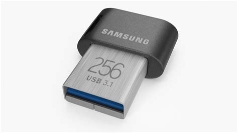 Flash Drive Samsung 256Gb Model - TurboSquid 1984579