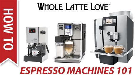 Espresso Machines for Beginners - YouTube