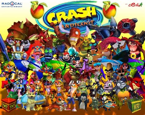 Crash Bandicoot all characters - Crash Bandicoot Fans Photo (34352713 ...