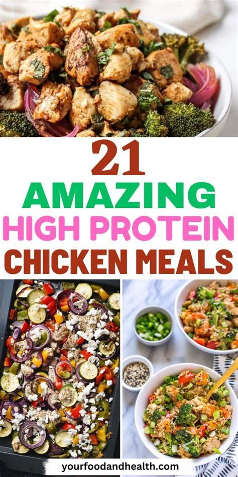 21 Amazing High Protein Chicken Meals For Meal Prep!