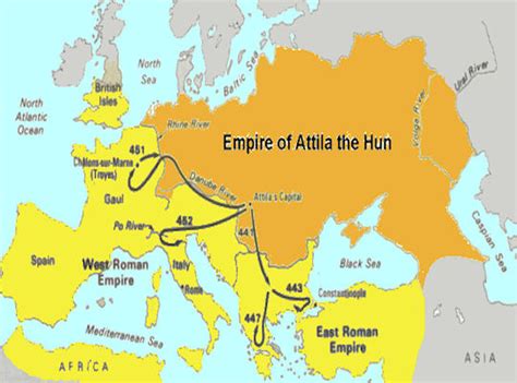 European Hun Empire - 375-469 AD