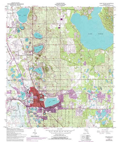 Lake Wales topographic map 1:24,000 scale, Florida