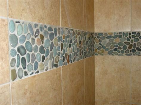 River Rock Shower Tile Rocks Designs | Shower tile, Shower floor, Images of tiled showers