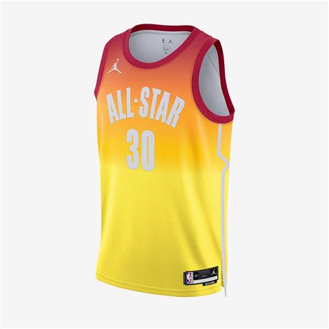 Nike NBA Stephen Curry All-Star Weekend Dri-FIT Showman 2023 Jersey - Carmine - Mens Replica