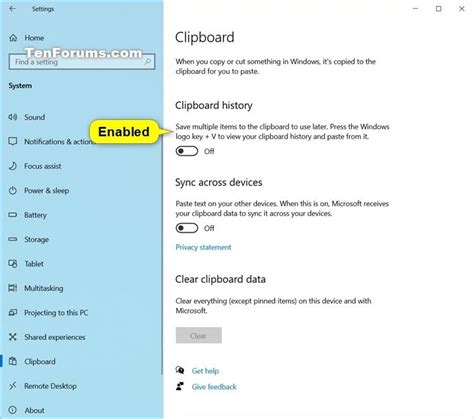 Is There A Clipboard History In Windows 10 | Sitelip.org