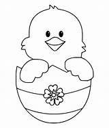 Cute Easter Chick Coloring Page  Free Printable Pages For Kids sketch template