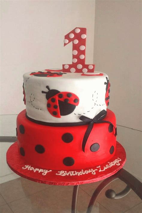 Lady bug cake | Ladybug cakes, Lady bug birthday cake, Bug cake