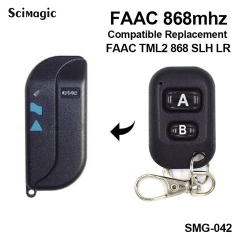 Compatible FAAC 868Mhz FAAC SLH Remote Universal