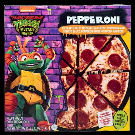 Teenage Mutant Ninja Turtles Mutant Mayhem Pepperoni Original Crust Frozen Pizza, 18.1 oz - Kroger