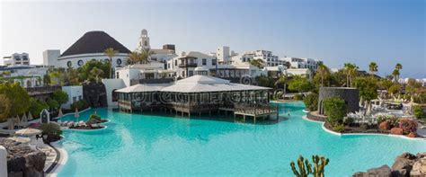 Hotel Volcan Lanzarote Wide Shot Editorial Stock Photo - Image of hotel ...