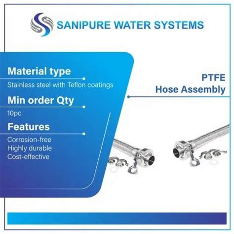 PTFE Hose Assembly at Rs 3000/number | Polytetrafluoroethylene Hose ...