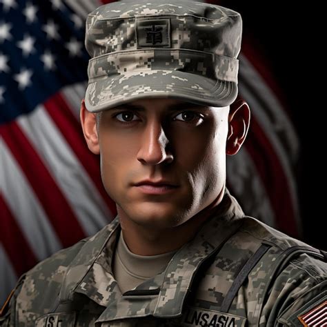 Premium AI Image | Veterans Day US soldiers US Army Military forces of the United States of ...