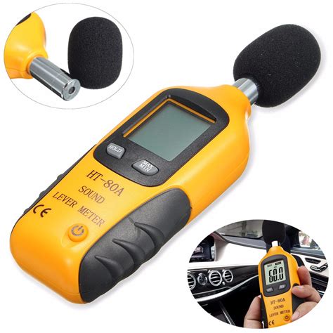 HT-80A Digital Sound Pressure Tester Level Meter 30~130dB Decibel Noise Measurement – Alexnld.com