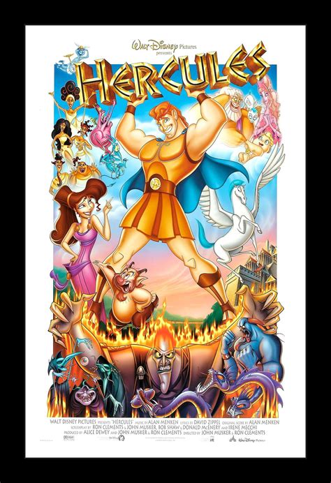 HERCULES - 11x17 Framed Movie Poster - Walmart.com