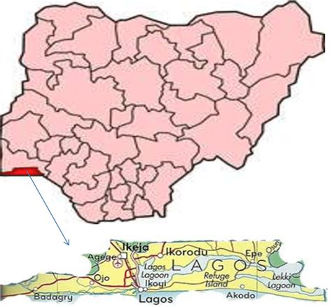 Map of Lagos State showing the 20 Local Government Areas | Download Scientific Diagram