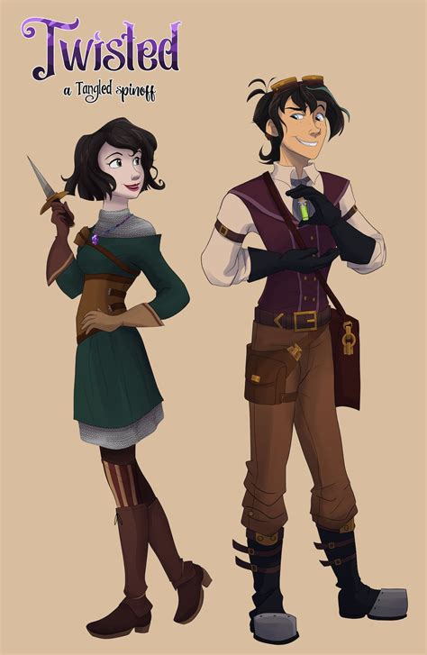 Cassandra and Varian in Disney's Tangled Series