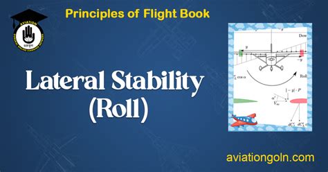 Lateral Stability (Roll): Principles of Stability and Control - Aviation Gurukul, GOLN