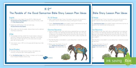 Good Samaritan Lesson Plan | Christian Ed. | Twinkl USA