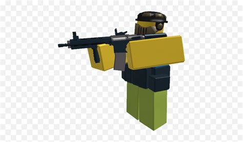 Download Borderline Player - Roblox Noob With Gun Png,Pointing Gun Png - free transparent png ...