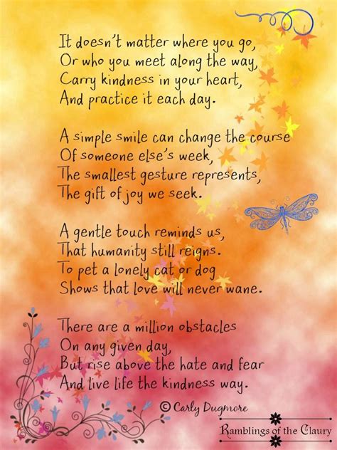 The Kindness Poem | Kindness poem, Simple poems, Poetry for kids