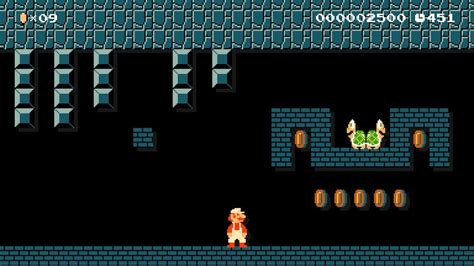 The classic Super Mario Bros. level 1-2 UPSIDE-DOWN! : MarioMaker