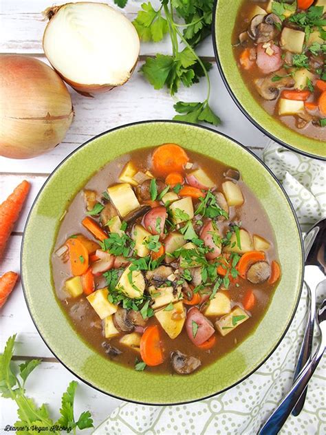 Vegan Irish Stew for St. Patrick's Day - Dianne's Vegan Kitchen Vegan ...