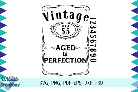 Vintage Aged to Perfection - SVG Bundle - Cricut Compatible By D. Hale ...