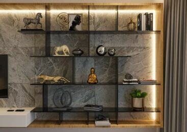 Trending showcase design ideas for living room