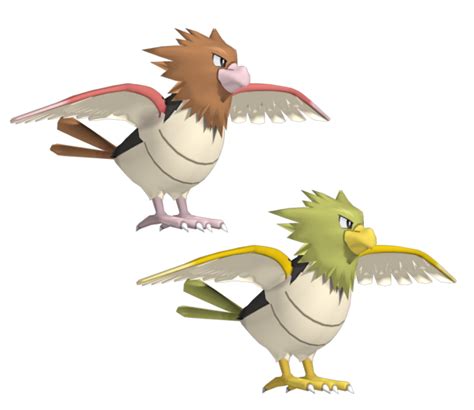 3DS - Pokémon X / Y - #021 Spearow - The Models Resource