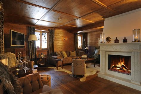 Cozy Chalets With The Most Amazing Fireplace Gathering Spaces