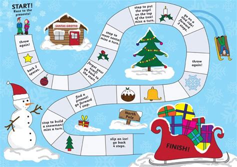 Christmas Board Game (eyfs, ks1) | Free Early Years & Primary Teaching Resources (EYFS ...