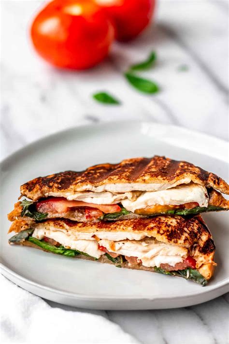 Chicken Caprese Panini - Delicious Little Bites