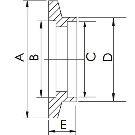 Ideal Vacuum | Weld Socket Flange KF-25 Vacuum Fittings, ISO-KF Flange ...