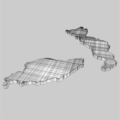 Malaysia detailed country map 3D Model $25 - .max .fbx .obj - Free3D