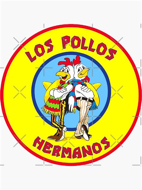 "Los Pollos Hermanos" Sticker by FinalVinyl | Redbubble