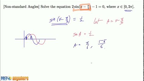 7. Solving Trig Equation with a Phase Shift - YouTube