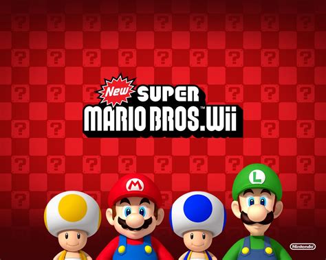 New Super Mario Bros Wii wallpaper - Video Games Blogger