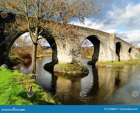 Stirling Bridge in Scotland Stock Image - Image of river, place: 72958007