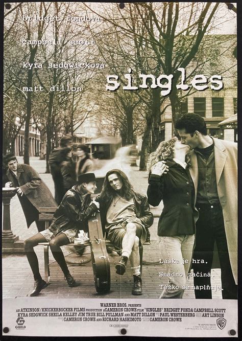 SINGLES Large Movie Poster Original 90's Czech Cameron Crowe Pearl Jam Soundgarden Alice in ...