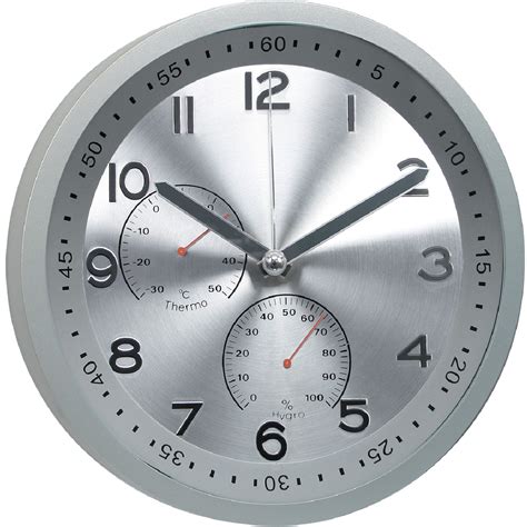 modern weather station plastic wall clocks