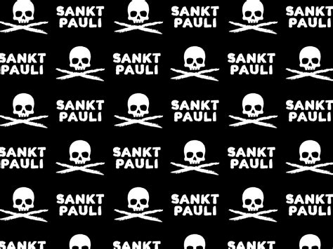 Pattern - FC St. Pauli - Skull and Crossbones by Nick Budrewicz on Dribbble