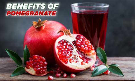 Fascinating health benefits of Pomegranate