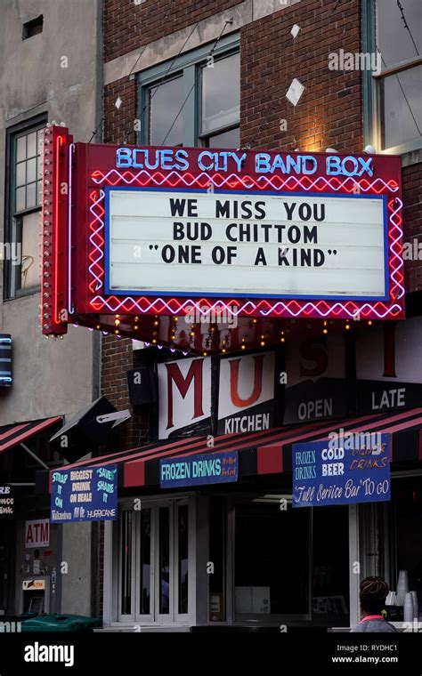 Band Box Blues City Cafe Memphis Tennessee Stock Photo - Alamy