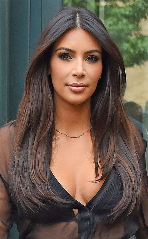 Kim Kardashian Hair Highlights