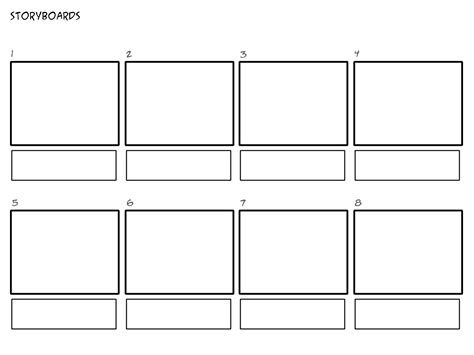 Free Professional Commercial Storyboard Template – Max Forward – Digital Storyboards